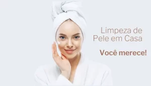 limpeza de pele em casa