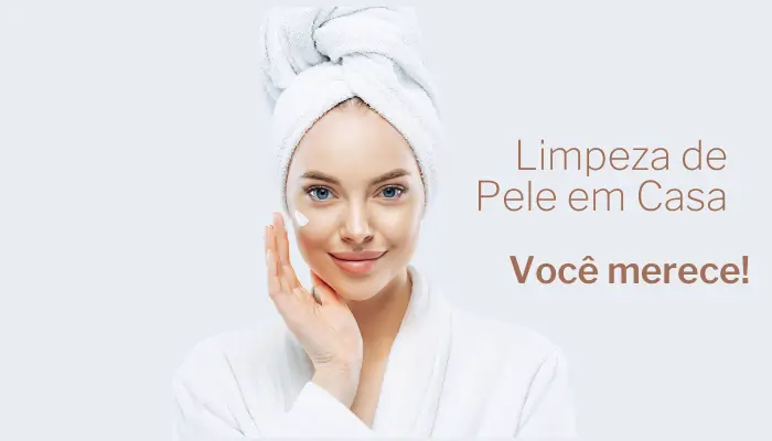 limpeza de pele em casa